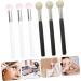 FOYTOKI 12 Pcs Sponge Makeup Brush Sponge Head Tools Makeup Eyeshadow Sponge Brush Wooden Handle - Buy Online on GoSupps.com
