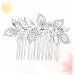 DOITOOL Goody Hair Womens Hair Accessories Pearl Hair Accessories Rhinestone Hair Accessories Gold Tiara Rhinestone Headpiece Bridal Headpieces for Wedding Gold Hair Clips Alloy Comb Bride - Buy Online on GoSupps.com
