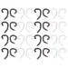 Milisten Ear Band Extender with Buckle Anti-Slip Buckle for Face Cover Ear Pain Relief 28 Pack