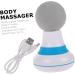 Fomiyes Portable Mini Massage Device - Comfortable Muscle Relaxation Tool for Home Use | Handy ABS White Hand Massager - Buy Online on GoSupps.com