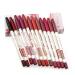 Sankuwen Waterproof Lip Liner Pencil Set - 12 Vibrant Colors - Buy Online on GoSupps.com