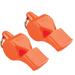 Fox 40 Pearl Sports and Safety Loud Marine Whistle, Orange (2 Pack)