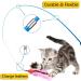 12 PCS Feather Teaser Cat Toy 2 Pcs Retractable Interactive Cat Teaser Rods 10 Pcs Replacement Colorful Feather Refills with Bells Feather Dangler Funny Exercise for Indoor Cat Kitten Catcher - Buy Online on GoSupps.com