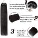 Rich Choices Micro Loop Human Hair Extensions 16 Inches Real Human Hair Extensions 100s 0.5g/Strand 50g Remy Straight Hair Durable Ring Beads #1B Natural Black 16 Inch #1B Natural Black - Buy Online on GoSupps.com