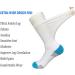 SYOLLAVE Diabetic Socks - Non-Binding Crew Wide Top for Neuropathy, Edema & Swollen Feet - Medium Size - Buy Online on GoSupps.com