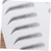 Angoily 2pcs 3d Eyebrow Stickers Suits Imitation Eyebrow Mold Kit Artificial Eyebrow Make up The Lazy Woman - Buy Online on GoSupps.com