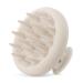 Heeta scalp massage brush silicone hair massage brush with soft bristles integrated silicone design shampoo brush for wet and dry hair oatmeal color 08-harness flake color