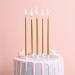 24-Count Gold Long Thin Metallic Birthday Candles for Cake Parties & Weddings - Buy Online on GoSupps.com