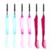 Lurrose eyelash tools tool 6PCs eyebrow brush folding eyelashes kamm eyes shadow brush eyebrow eyes make-up tool for women m
