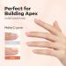 Modelones 8-in-1 Nude Pink Builder Nail Gel - Apricot Pink Hard Gel Strengthener & Extension Gel - Buy Online on GoSupps.com