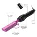 Homfu Electric Hot Comb Hair Straightener Ceramic Curling Flat Iron for Natural Black Hair - Anti-Scald Beard Straightening Press Comb | Violet - Buy Online on GoSupps.com