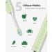 7am2m Sonic Electric Toothbrush with 6 Brush Heads for Adults and Kids Wireless Fast Charge One Charge for 60 Days 5 Modes with 2 Minutes Built in Smart Timer Electric Toothbrushes(Green) No Travel Case Green - Buy Online on GoSupps.com