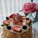 Brown Bunny Cake Topper 100% EDIBLE Decoration Personalised Name - Buy Online on GoSupps.com