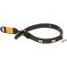 Petface Bones Pattern Collar Medium (40-50cm) Black - Stylish Dog Collar for Pet Training and Walking - Buy Online on GoSupps.com