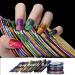 1 Rolls Glitter Nail Art Striping Tape Lines Width 1mm-Striping Tape for Nail Art-Nail Striping Tape Foil-Nail Striping Tape Thick-Nail Striping Tape with Dispenser-Self-Adhesive DIY Nail Art Tape - Buy Online on GoSupps.com
