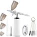 I-BEAUTEE 27PSI Wireless Portable Airbrush Kit | Rechargeable Cordless Mini Airbrush for Barber, Painting, Nail Art, Makeup & Tattoo - Black - Buy Online on GoSupps.com