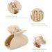 Kavya Small Hair Clips Women Hair Clips Claw Non-Slip Matte Hair Clip For Girls Kids Mini Small Claw Clips For Fine Thick Thin Hair 12 Pcs (Braun) Set-2 - Buy Online on GoSupps.com
