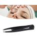 Verdant Touch Mini Slant Tweezer 2 in 1 Multifunctional Eyebrow Tweezer with Comb Slant Tip Mini Grooming Tool for Eyebrows Facial Hair Eyelashes Black - Buy Online on GoSupps.com