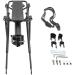 HTTMT Bicycle Rear Rack Fender Luggage Rack Seat with Adjustable Metal Side Wing - ET-BIKE-RACK004-BK - Buy Online on GoSupps.com