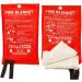 Jdox Fire Blankets 2 Pack - Fiberglass Emergency Fire Blanket for Home, Kitchen, Car & Office (39.3 inch) - Buy Online on GoSupps.com