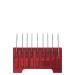 WAHL Professional Animal Stainless Steel Attachment Guide Comb 5-in-1 Detachable Blade Pet, Dog, Cat, and Horse Clippers #5, 1/8-Inch Cut Length (#3332), Stainless Steel and Red