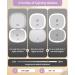 Wobsion Travel Magnifying Mirror with Light 1x/10x LED Compact Mirror - Dimmable 2-Side Illuminated Makeup Mirror, Rechargeable Handheld Pocket Mirror - Gifts for Women (Purple) - Buy Online on GoSupps.com