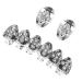 PACKOVE 1 Set Metal Teeth Grills Fang Teeth Decor Men and Women Nightclub