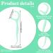 200 Pcs Disposable Dental Floss Picks | 2-in-1 Toothpick & Floss Stick for Teeth Cleaning | Portable Green Floss Sticks - Buy Online on GoSupps.com