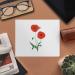 Buy Azeeda Microfiber Cleaning Cloths - Poppies with Buds & Leaf Design | 2 Pack - Perfect for Eco-Friendly Cleaning | International Shipping Available - Buy Online on GoSupps.com