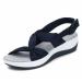 Women's Flat Orthopedic Arch Support Reduces Pain Comfy Sandal Casual Non-Slip Comfy Adjusting Ankle-Strap Beach Walking Sandals with Arch Support