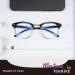 Blue Light Blocking Glasses - Square Anti-Glare for Gaming & Reading - Unisex Black - Buy Online on GoSupps.com