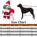 Delifur Pet Christmas Santa Claus Suit with Cap - Dog/Cat Xmas Costume Party Suit (Red, Size S) - Warm Hoodie for Winter - Buy Online on GoSupps.com