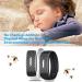 Lichengtai Waterproof Ultrasound Mosquito Protection Bracelet - Reusable Anti-Mosquito Band for Children & Adults - Black - Buy Online on GoSupps.com