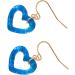 Feylie Hollow Heart Earrings - Stylish Acrylic Drop Earrings for Everyday & Special Occasions - Buy Online on GoSupps.com