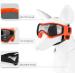 Enjoying Dog Glasses for Small to Medium Dogs | UV Protection Windproof & Non-Foggy | Soft Frame | Orange - Buy Online on GoSupps.com