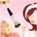Multifunction Double Head Makeup Brush | Professional Wood Handle for Blush & Eye Powder | Smooth Application | Black & Silver - Buy Online on GoSupps.com