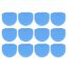 FDIT 12-part prosthesis box portable prosthesis bath case plastic prosthesis cup orthodontic retainer case for aligner retainer mouth protection blue