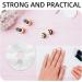 Baluue 2 Sets Nail Stand for Press On Nails Display Practice Art Fake Nail Holder Painting Nails Stand False Nail Designs for Home DIY Beginner Salon Supplies White - Buy Online on GoSupps.com