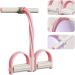 Puller Stretching Trainer | Resistance Bands Pull Up with Handle | Workout Tension Pull Rope Elastic | Arm Sit Up Fitness Band Exercise Gym Equipment Pink 1 - Buy Online on GoSupps.com
