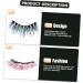 POPETPOP 6 Pairs Sequin False Eyelashes Women Fake Eyelash 3d Fake Lashes Glitter Lashes Sequin Lashes Lash Supplies False Makeup Eyelashes Sequin Diamond Artificial Fiber Girl Miss - Buy Online on GoSupps.com
