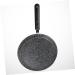 RUNROTOO 1pc maifan cookware Non Sticking Frying pan 12 inch nonstick Frying pan Egg pan Granite Skillet pan pan Cooking pan Non Stick Ceramic Griddle nonstick Skillet deep Steak pan Fried 34x18.5x2cm Black - Buy Online on GoSupps.com