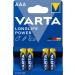 Varta AAA Alkaline Batteries (4-Pack) - Long-Lasting Power for All Devices | Buy Now & Ship Worldwide - Buy Online on GoSupps.com