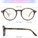 JOOX Vintage Round Reading Glasses for Men & Women - Brown Tortoise Spring Hinges 0.0x Reading Aid - Buy Online on GoSupps.com