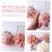 Mobestech 6 pcs Cartoon Bath Ball Cute Animal Shower Sponge for Kids & Adults | Exfoliating Loofah & Shower Gel | Portable Bath Essential - Buy Online on GoSupps.com