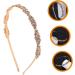 MAGICLULU hair accessories trend grace Metal European and American headband Fashion woman Rhinestones Headband Glitter Headband For Women's Hair crystal headgear scarf - Buy Online on GoSupps.com