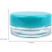 150 Clear 3G/3ML Round Jars with Teal Blue Lids Perfect for Scrubs Oils Creams & More | BPA Free | International Shipping Available - Buy Online on GoSupps.com