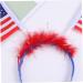 FRCOLOR United States Flag America Flag Ladies Headbands American Flag Women Headband Hairband Flag Hair Hoop Flag Headband Miss Girl Headgear medium As Shown - Buy Online on GoSupps.com