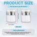 2Pcs 30ml Airless Pump Cream Jar Travel Bottles for Lotions & Makeup - Buy Online on GoSupps.com