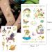 Yarlilyan 6 Sheets Gold Unicorn Tattoos for Girls - Children Birthday Party Favor | Metallic Temporary Tattoo Sticker | Fantasy Stars Moon Space Design - Buy Online on GoSupps.com