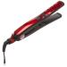 RoyalCraft TM Wet & Dry Professional Ceramic Hair Straightener Flat Iron Ceramic Tourmaline Plates Immediate Heat Up Iron (Red)